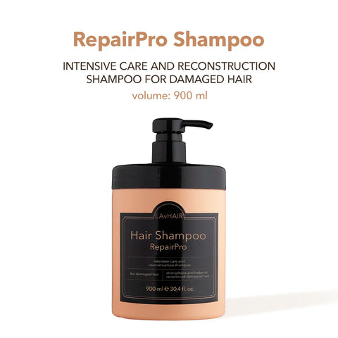 RepairPro: intensive care and reconstruction shampoo for damaged hair 900 ml