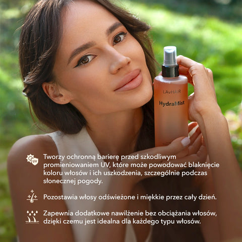 HydraMist: UV protection moisturising hair spray