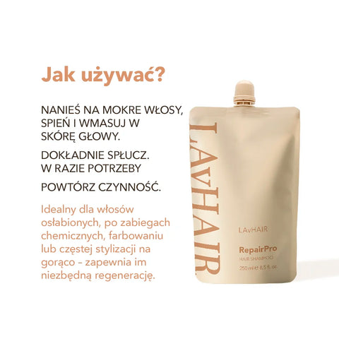 RepairPro: intensive care and reconstruction shampoo for damaged hair 250 ml