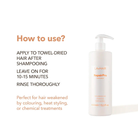 RepairPro: intensive care and reconstruction mask for damaged hair 400 ml