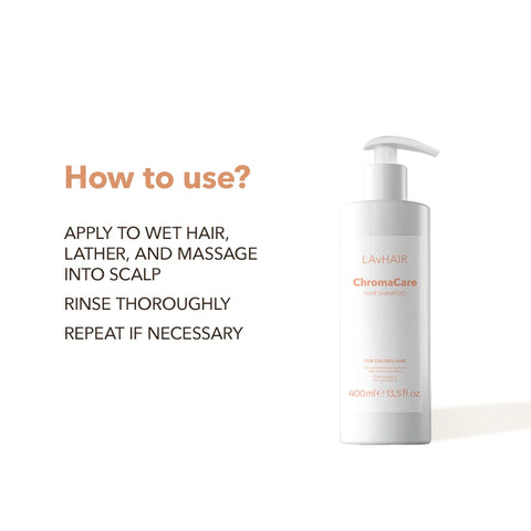 ChromaCare: color protection hair shampoo with moisturising effect 400 ml